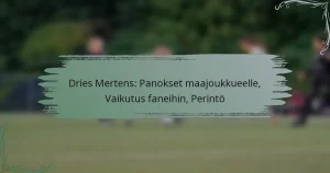Dries Mertens: Panokset maajoukkueelle, Vaikutus faneihin, Perintö